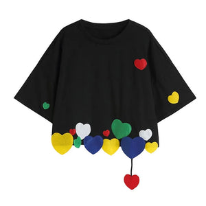 OVERSIZE HEART TOP